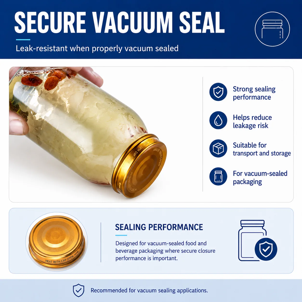 PT vacuum cap sealing reference